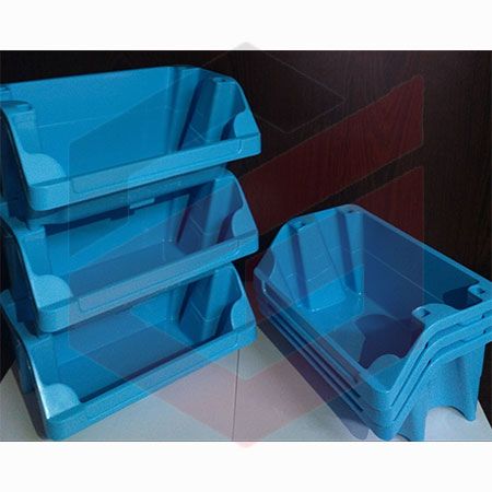پالت پلاستیکی پایه دار کد (F4)  120*240*160 میلیمتری (بسته 72 عددی)