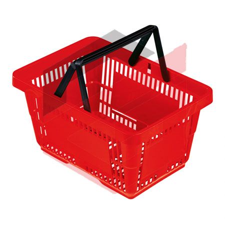 سبد خرید پلاستیکی 22*29*42 سانتیمتری