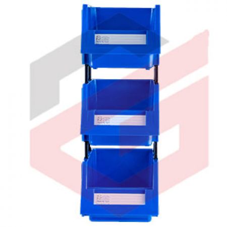 پالت  پلاستیکی پایه دار196*234*381 میلییمتری (بسته16عددی )